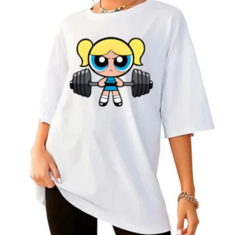 Badminton Junior - Super leistungsstarkes Blusen-Trainings-Streetwear-T-Shirt für Mädchen, Damen-Shirt,