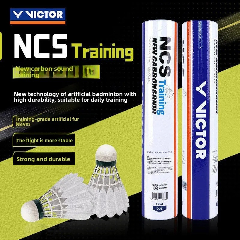 Nylon Shuttlecock 12 - 2026 Neue Federbälle NCS TRAIN Trainingsspezifischer