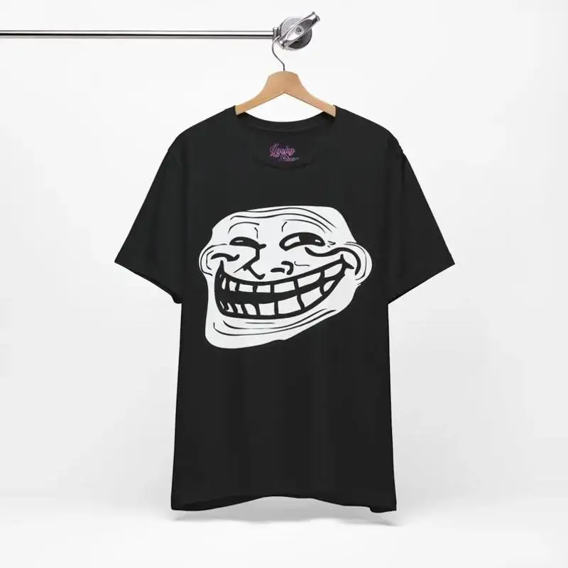 Badminton Meme - Troll Face Meme T-Shirt Y2K 2000er