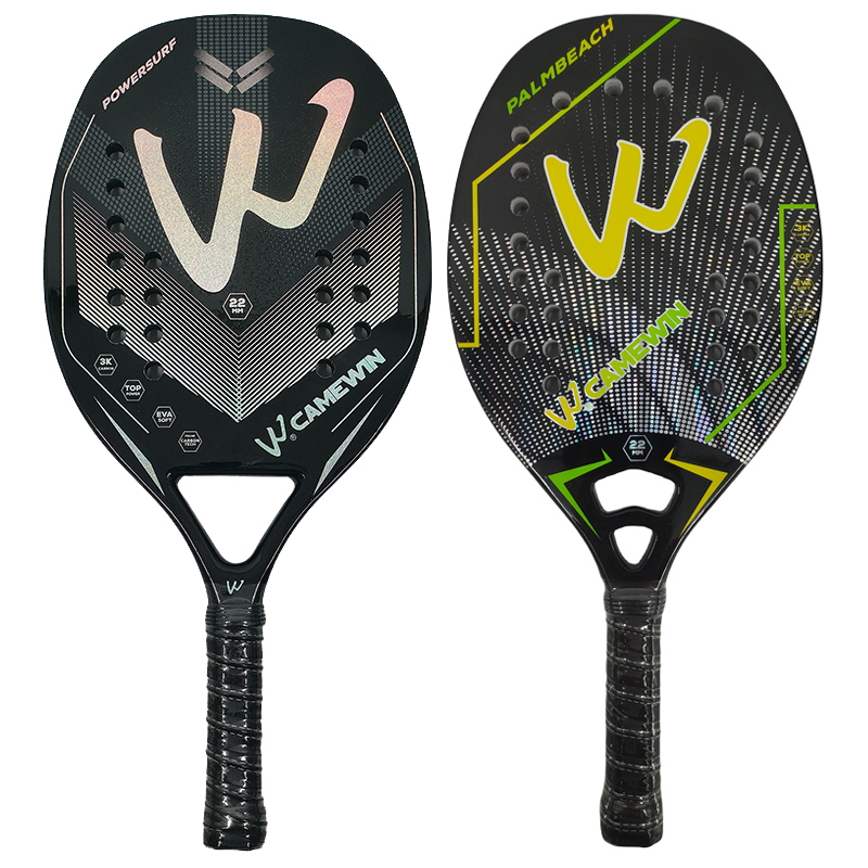 Li Ning Racket - Camewin 3K Strandtennisschläger Vollcarbon Raue Oberfläche