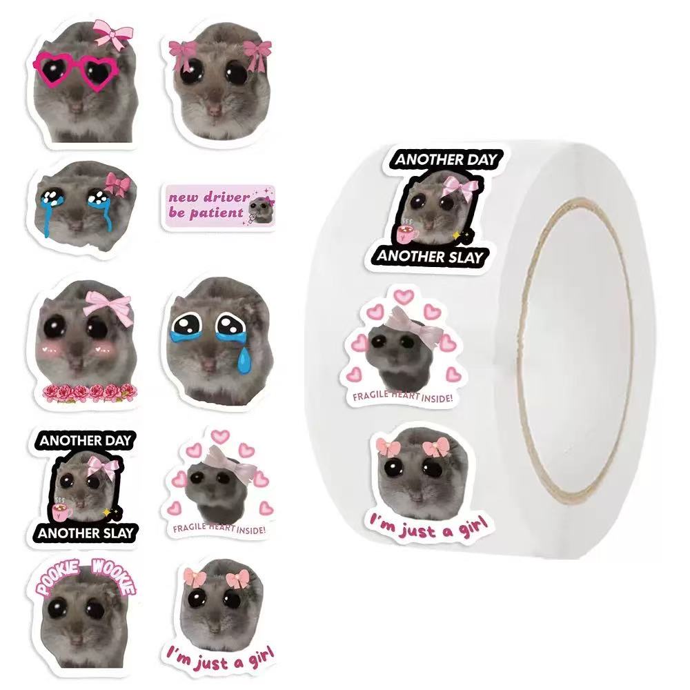Badminton Meme - 100–500 Stück Ins Sad Hamster Cartoon