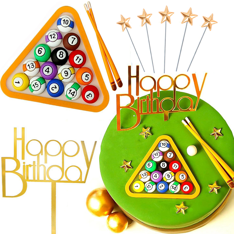 Badminton Junior - Billard Ball Kuchen Dekoration Junge Kind