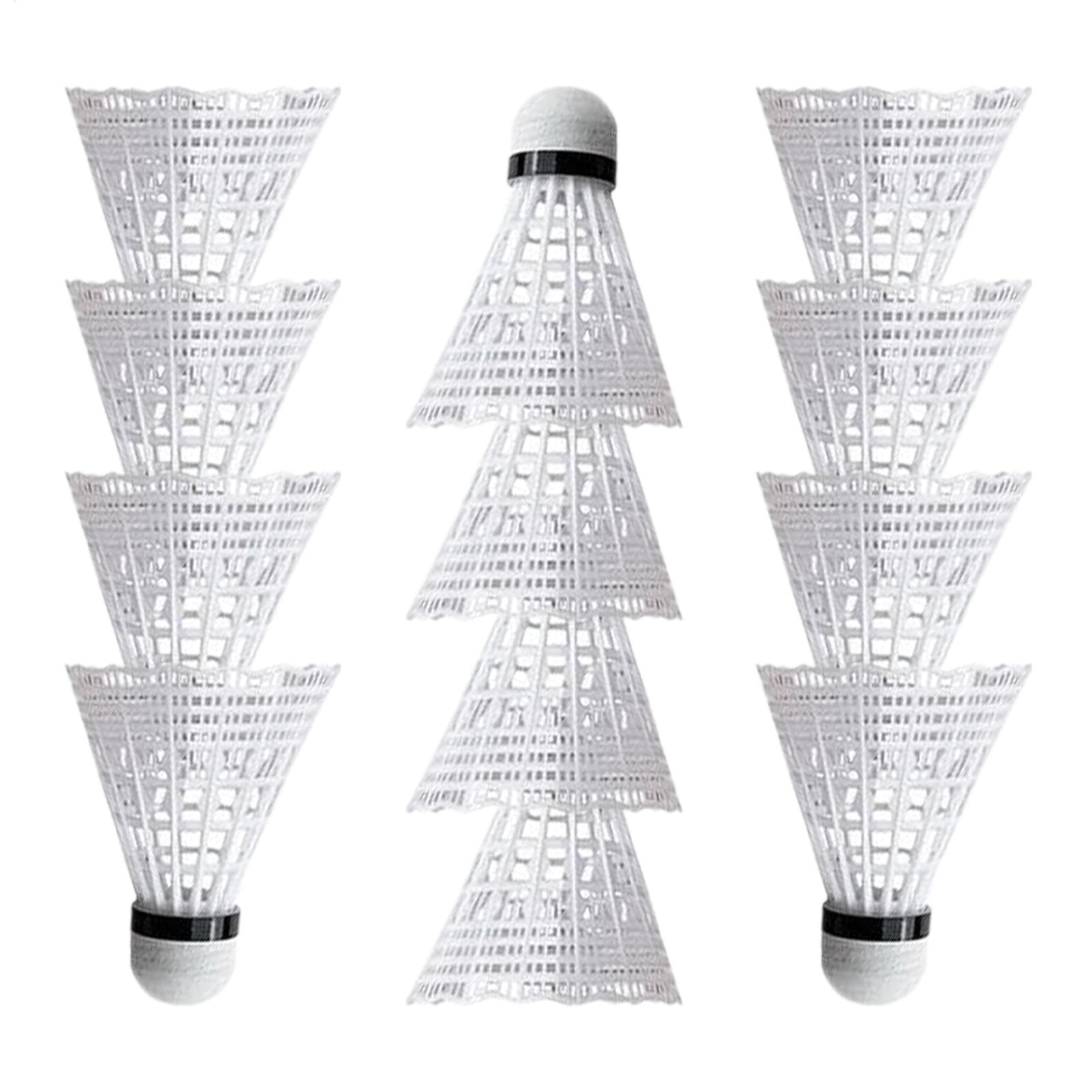 Nylon Shuttlecock 12 - Federbälle für Badminton im Freien, 12