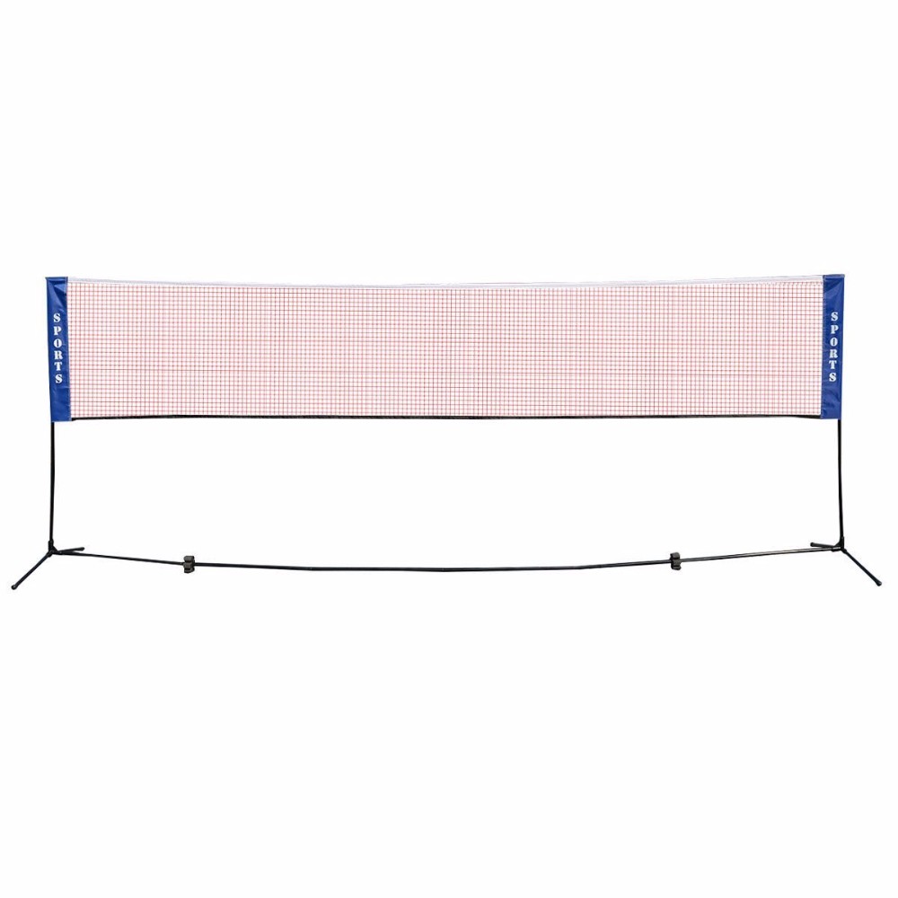 Badminton Netting - Badmintonnetz-Set für draußen, Tennisnetz, faltbares Tennisnetz,