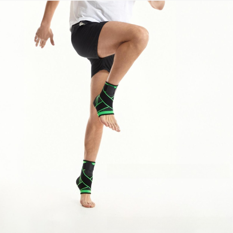Ankle Support Badminton - 1 Stück Knöchelstütze, Schmerzstütze, doppelte Wrap-Unterdruckstütze