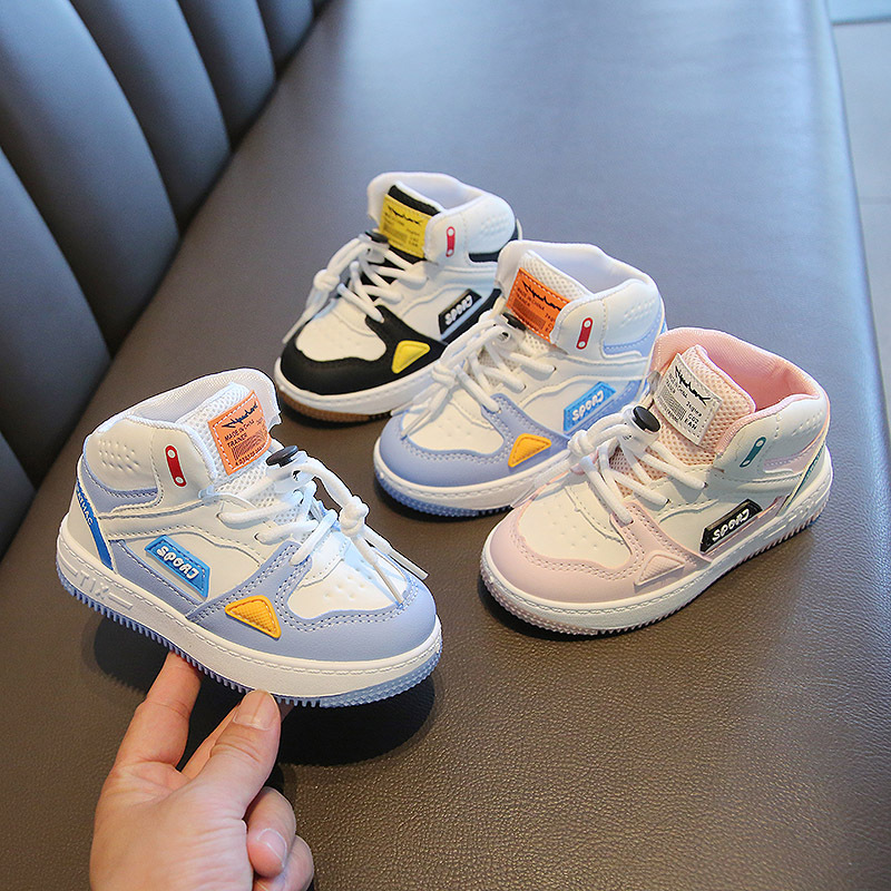 Badminton Junior - Kinder Tennis schuhe High-Top-Sportschuhe für Mädchen