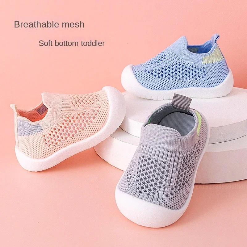 Badminton Junior - Frühling Sommer Kleinkind Schuhe Atmungsaktive Gestrickte