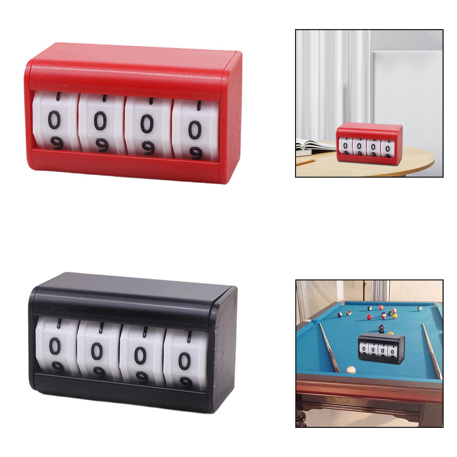 Badminton Counter - Billard Pool Scoreboard Scoring Device Multifunktionaler