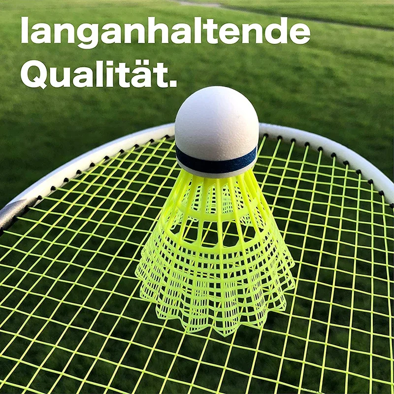12 Stück bunte Badmintonbälle, – Nylon Shuttlecock 12 Bewertung und Preis