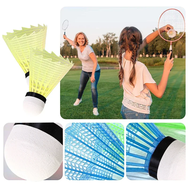 12 Stück bunte Badmintonbälle, – Nylon Shuttlecock 12 Bewertung und Preis