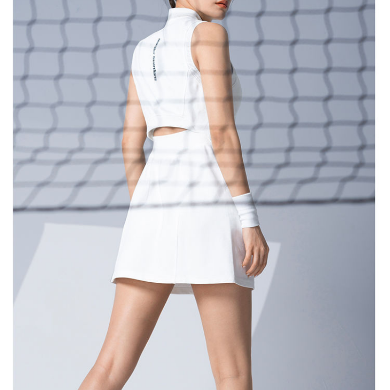 Weiße lässige Sport kleid Frau – Badminton Junior Bewertung und Preis