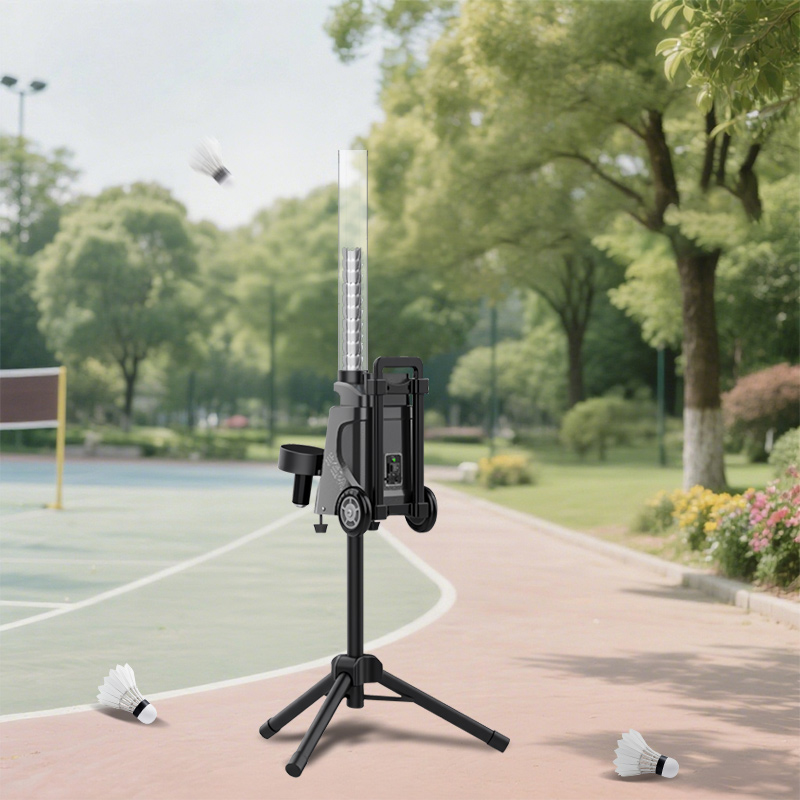 2025 Neues Design Federball-Tr – Feeder Machine Badminton Bewertung und Preis