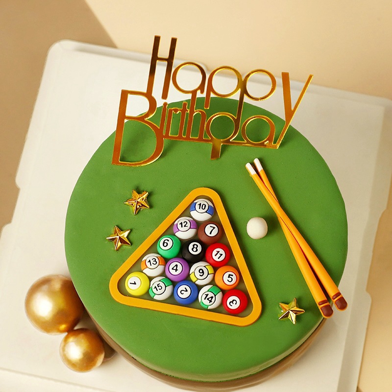 Billard Ball Kuchen Dekoration – Badminton Junior Bewertung und Preis