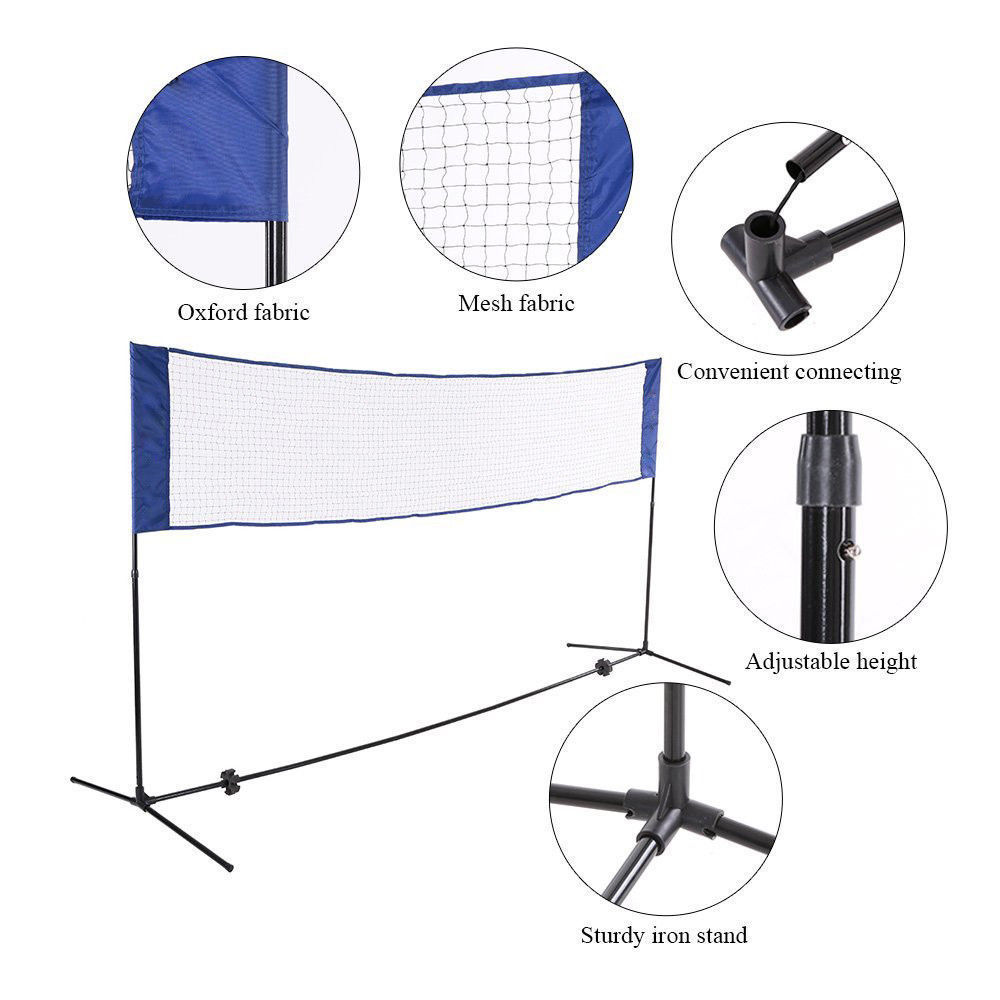 Badmintonnetz-Set für draußen, – Badminton Netting Bewertung und Preis