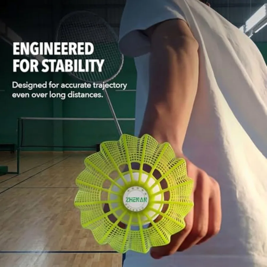 Gänsefeder-Badminton-Federbäll – Nylon Shuttlecock 12 Bewertung und Preis